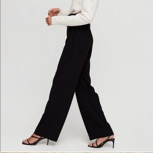 Babaton Jermaine Pant Black Belted Size 8